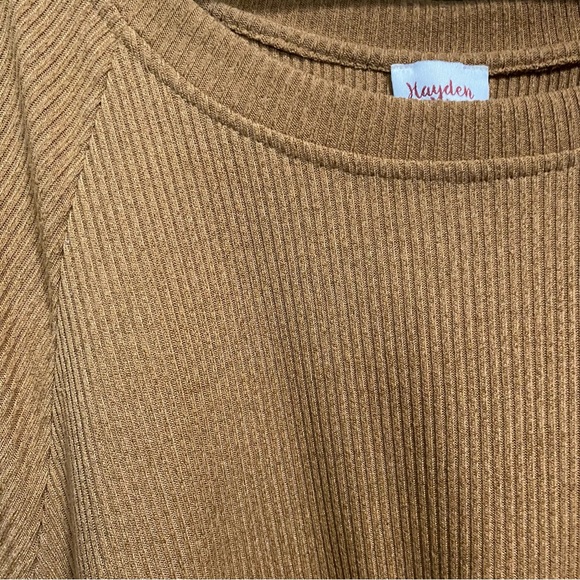 Hayden la one loved babe boutique mustard yellow sweater dress tunic 3x - Picture 3 of 3